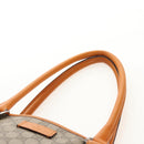 GUCCI GG Supreme Tote Bag PVC Beige Silver 114288 Auth 153030V-9