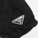 PRADA Tote Bag Nylon Black Silver Auth 153032-17