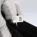PRADA Tote Bag Nylon Black Silver Auth 153032-12