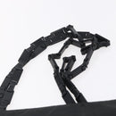 PRADA Tote Bag Nylon Black Silver Auth 153032-8