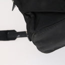 PRADA Backpack Nylon Black Silver Auth 153034-13