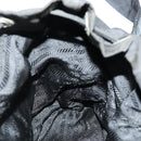PRADA Backpack Nylon Black Silver Auth 153034-19