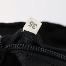PRADA Backpack Nylon Black Silver Auth 153034-27
