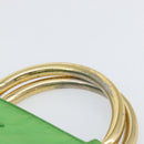 PRADA Tote Bag Nylon Green Gold Auth 153035-8