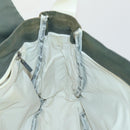 CHANEL Sports Line Shoulder Bag Canvas Gray Silver CC Auth 153037-17