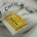 CHANEL Sports Line Shoulder Bag Canvas Gray Silver CC Auth 153037-22