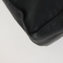 CHANEL COCO Mark Chain Shoulder Bag Lamb Skin Black Gold CC Auth 153038-14