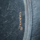 CHANEL COCO Mark Chain Shoulder Bag Lamb Skin Black Gold CC Auth 153038-17