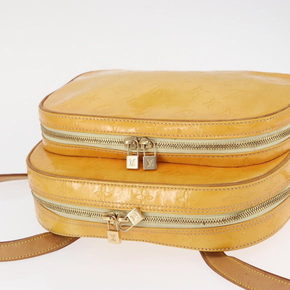 LOUIS VUITTON Monogram Vernis Marley Backpack Gris M91038 LV Auth 153042