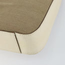 GUCCI Chain Shoulder Bag Canvas Beige Silver 001 3873 3754 Auth 153043-10