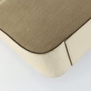 GUCCI Chain Shoulder Bag Canvas Beige Silver 001 3873 3754 Auth 153043-13