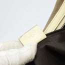 GUCCI Chain Shoulder Bag Canvas Beige Silver 001 3873 3754 Auth 153043-23