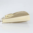 GUCCI Chain Shoulder Bag Canvas Beige Silver 001 3873 3754 Auth 153043-5