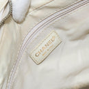 CHANEL New Travel Line Hand Bag Nylon Pink Gold CC Auth 153046-18