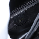 GUCCI Bamboo Tote Bag Leather Black Gold Auth 153050-17