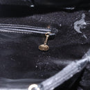 GUCCI Bamboo Tote Bag Leather Black Gold Auth 153050-20