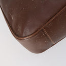 GUCCI Bamboo Hand Bag Leather 2way Brown Gold 001 1577 3754 Auth 153052-15