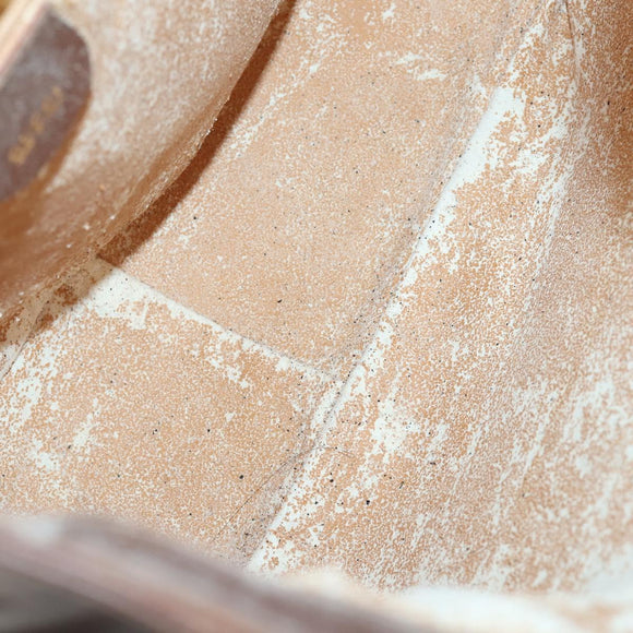 GUCCI Bamboo Hand Bag Leather 2way Brown Gold 001 1577 3754 Auth 153052