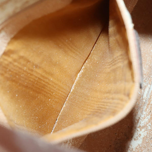 GUCCI Bamboo Hand Bag Leather 2way Brown Gold 001 1577 3754 Auth 153052