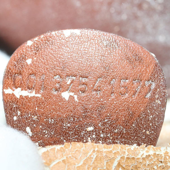 GUCCI Bamboo Hand Bag Leather 2way Brown Gold 001 1577 3754 Auth 153052