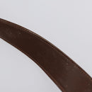 GUCCI Bamboo Hand Bag Leather 2way Brown Gold 001 1577 3754 Auth 153052-8