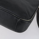 GUCCI Bamboo Shoulder Bag Leather 2way Black Gold 001 1638 Auth 153053-12