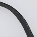 GUCCI Bamboo Shoulder Bag Leather 2way Black Gold 001 1638 Auth 153053-8