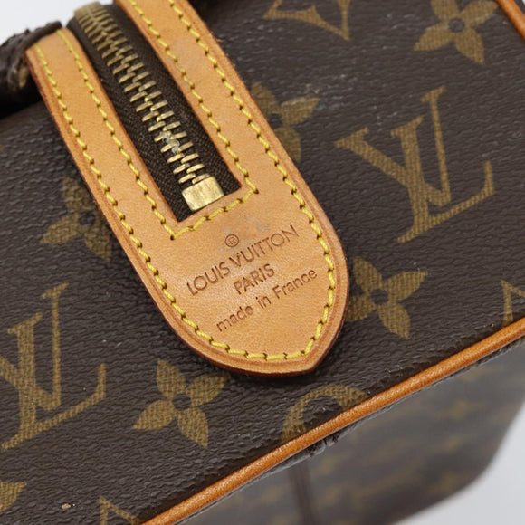 LOUIS VUITTON Monogram Trousse Patte Pression Cosmetic Pouch M47636 Auth 153054