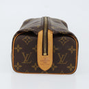 LOUIS VUITTON Monogram Trousse Patte Pression Cosmetic Pouch M47636 Auth 153054-4