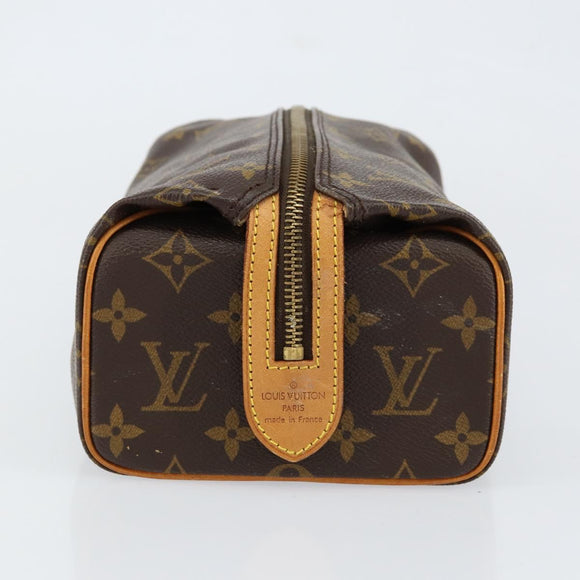 LOUIS VUITTON Monogram Trousse Patte Pression Cosmetic Pouch M47636 Auth 153054