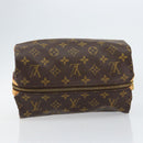 LOUIS VUITTON Monogram Trousse Patte Pression Cosmetic Pouch M47636 Auth 153054-6