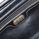 FENDI Zucca Canvas Hand Bag Black Brown Auth 153055-21