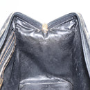 FENDI Zucca Canvas Hand Bag Black Brown Auth 153055-22