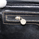 FENDI Zucca Canvas Hand Bag Black Brown Auth 153055-24