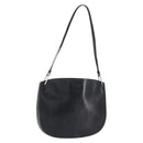 PRADA Shoulder Bag Leather Black Silver Auth 153057-1