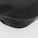PRADA Shoulder Bag Leather Black Silver Auth 153057-15