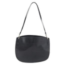 PRADA Shoulder Bag Leather Black Silver Auth 153057-3