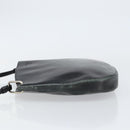 PRADA Shoulder Bag Leather Black Silver Auth 153057-4