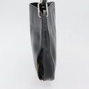 PRADA Shoulder Bag Leather Black Silver Auth 153057-6