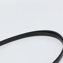 PRADA Shoulder Bag Leather Black Silver Auth 153057-8