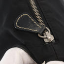 PRADA Shoulder Bag Nylon Black Silver Auth 153058-20