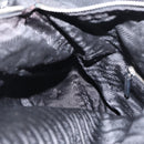 PRADA Shoulder Bag Nylon Black Silver Auth 153058-23