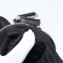 PRADA Shoulder Bag Nylon Black Silver Auth 153058-10