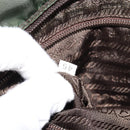 PRADA Hand Bag Nylon Green Auth 153060-12