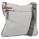 PRADA Sports Shoulder Bag Nylon Gray Auth 153063-1