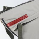 PRADA Sports Shoulder Bag Nylon Gray Auth 153063-19