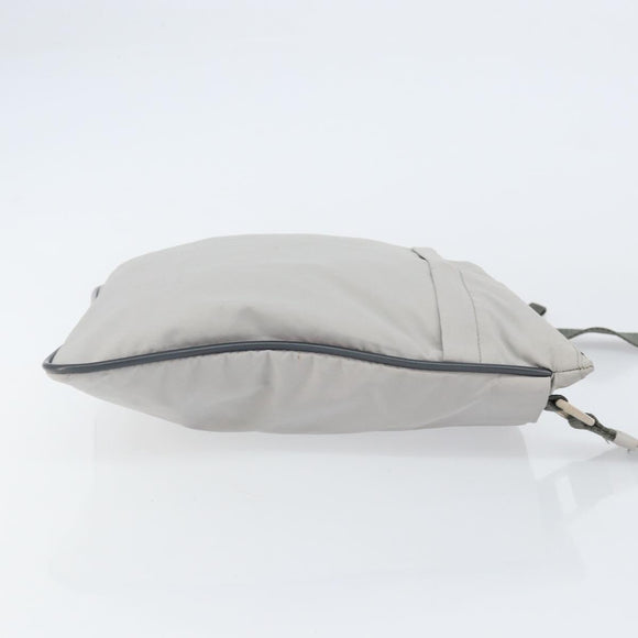 PRADA Sports Shoulder Bag Nylon Gray Auth 153063