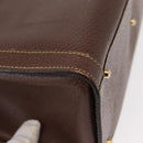 GUCCI Bamboo Tote Bag Leather Brown Gold 002 2853 0260 0 Auth 153064-15