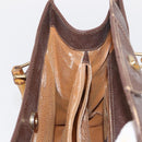 GUCCI Bamboo Tote Bag Leather Brown Gold 002 2853 0260 0 Auth 153064-19