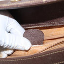 GUCCI Bamboo Tote Bag Leather Brown Gold 002 2853 0260 0 Auth 153064-12